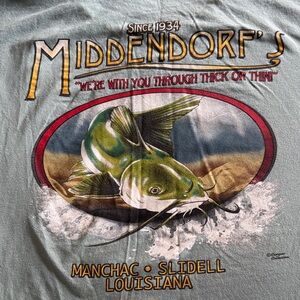 Green and White Fish T-Shirt